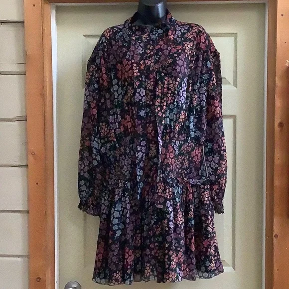 American Eagle Outfitters | Dresses | Ae Studio Long Sleeve Drop Waist  Floral Dress | Poshmark